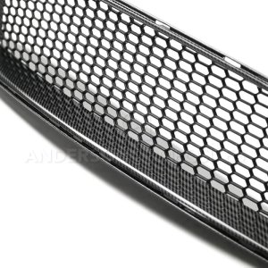 Ford Mustang Front Grilles - Anderson Composites - Type-GT Carbon Fiber Upper Grille - Carbon Fiber - `18-`20